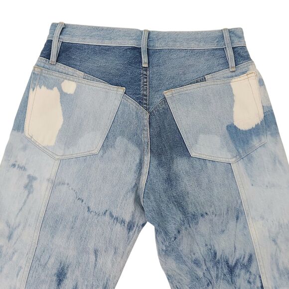 FRAME Le Original Bleached High Waist Jeans In Fresco Jeans Womens 26 Blue - Picture 7 of 12